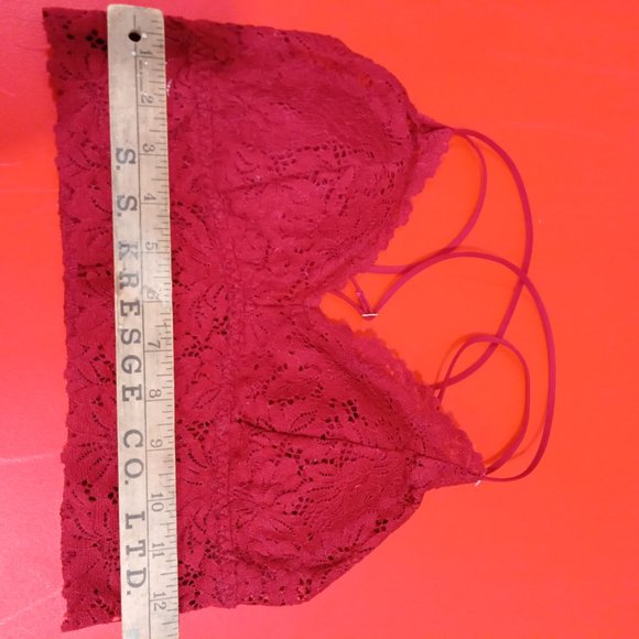 Victoria's Secret Pink burgundy bralette size M - Picture 8 of 8